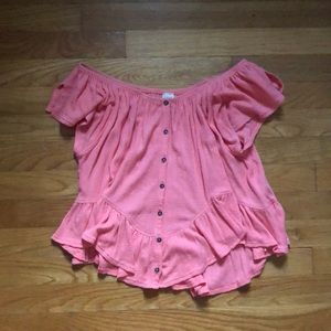 Free people off the shoulder top